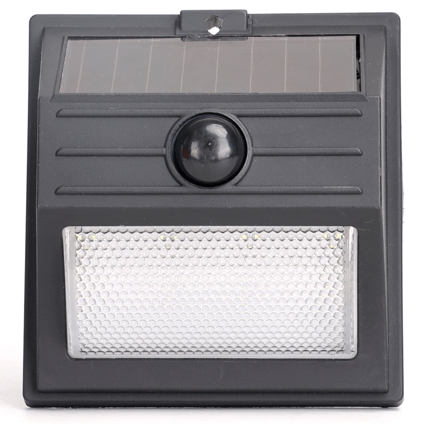 Aigostar - LED solarlamp met sensor LED/3,7V 6500K 500 mAh IP65 zwart