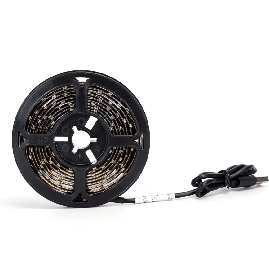 Aigostar - LED Strip 2m LED/4,9W/5V 2700K IP65 zwart