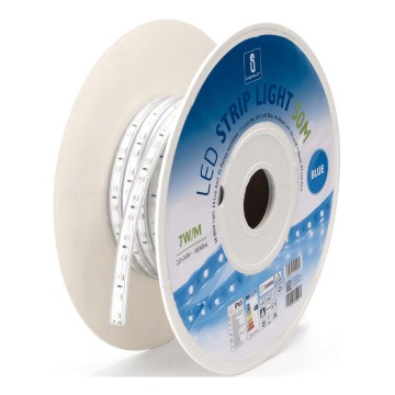 Aigostar - LED-strip 350W/230V 50m blauw IP65