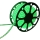 Aigostar - LED Strip 50m LED/300W/230V IP65 groen