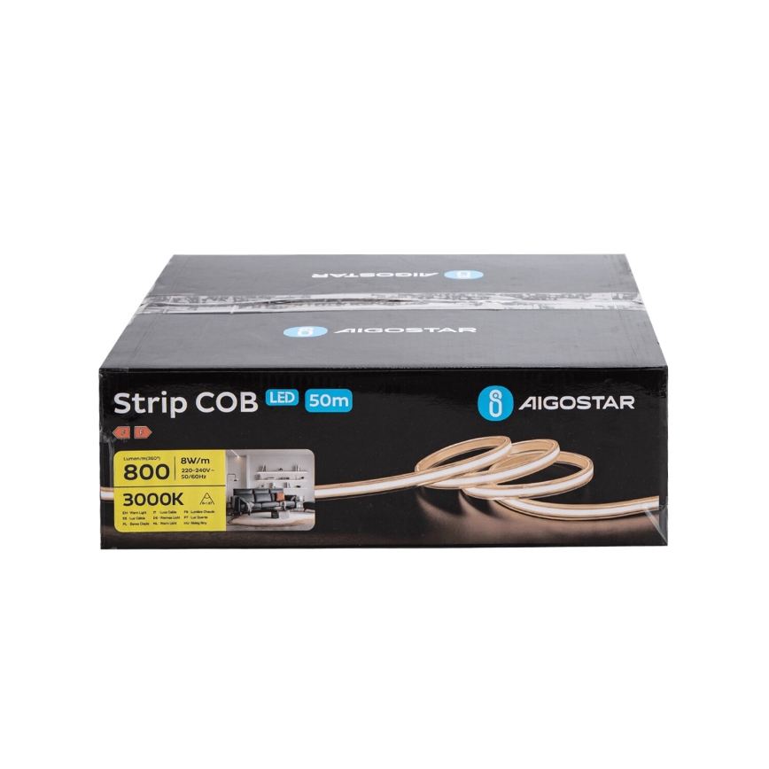 Aigostar - LED Strip 50m LED/320W/230V 3000K IP65