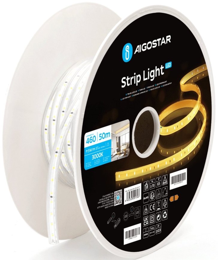 Aigostar - LED Strip LED/250W/230V 50m 3000K IP65
