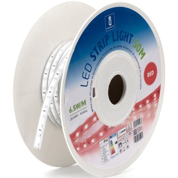 Aigostar - LED Strip LED/325W/230V 50m rood IP65