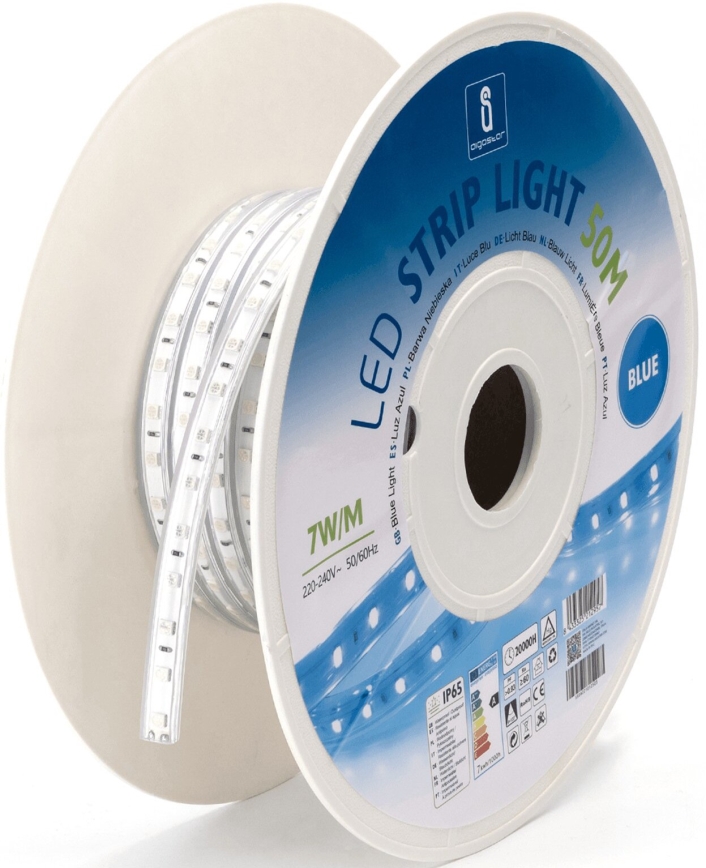 Aigostar - LED Strip LED/350W/230V 50m blauw IP65