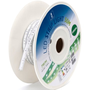 Aigostar - LED Strip LED/350W/230V 50m groen IP65