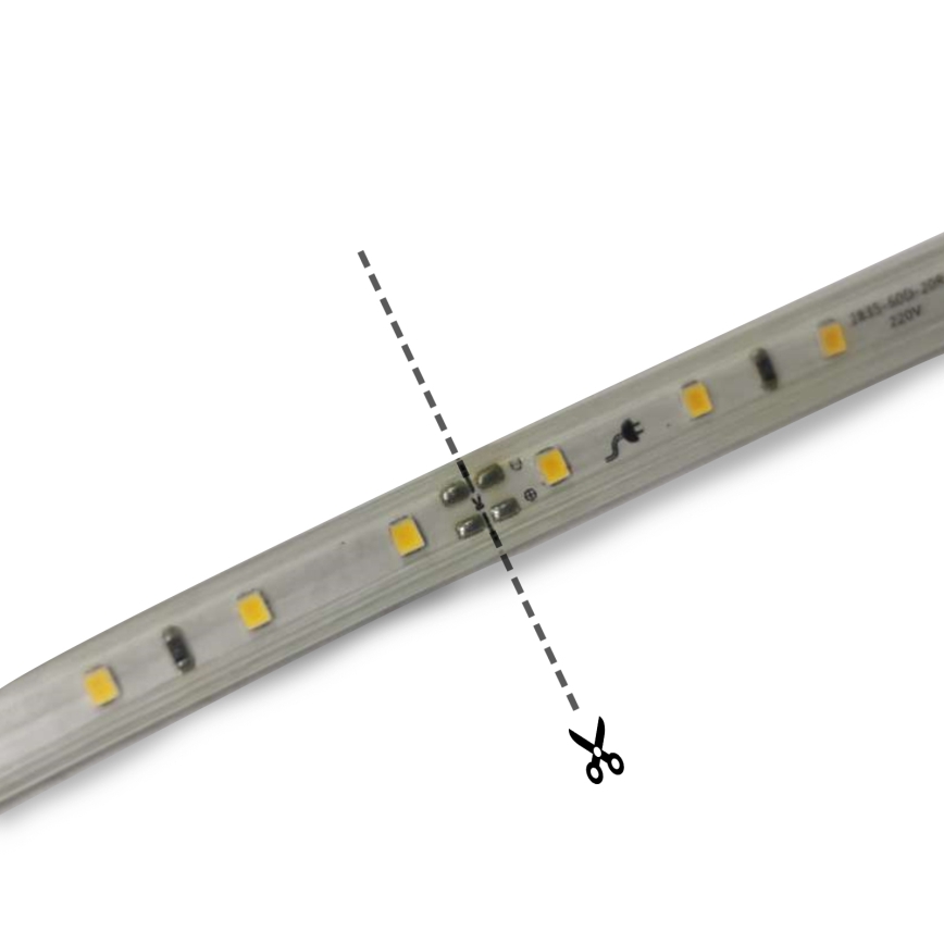 Aigostar - LED Strip LED/350W/230V 50m groen IP65
