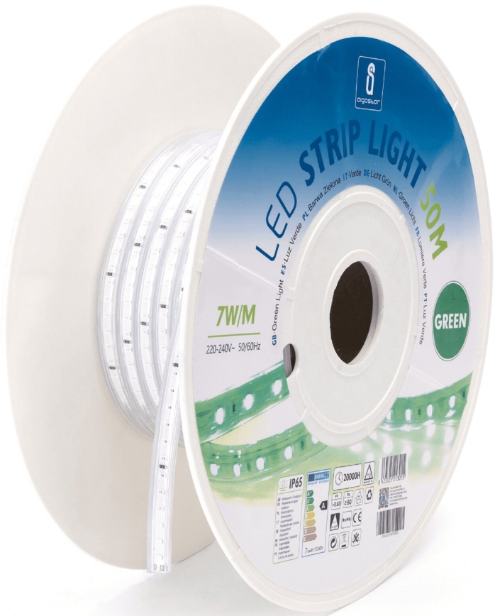 Aigostar - LED Strip LED/350W/230V 50m groen IP65