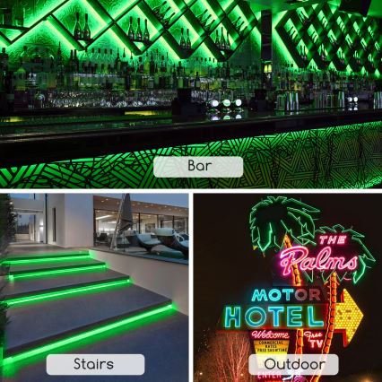 Aigostar - LED Strip LED/350W/230V 50m groen IP65
