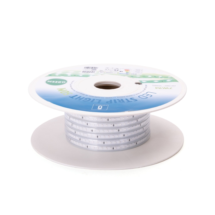 Aigostar - LED Strip LED/350W/230V 50m groen IP65