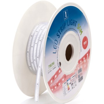 Aigostar - LED Strip LED/350W/230V 50m rood IP65