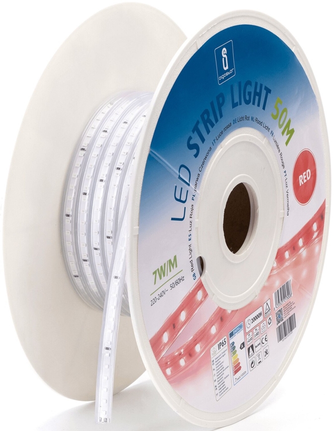 Aigostar - LED Strip LED/350W/230V 50m rood IP65
