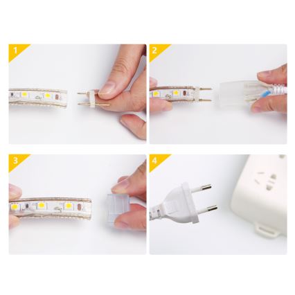 Aigostar - LED-strip voor buiten 50m LED/350W/230V 3000K IP65