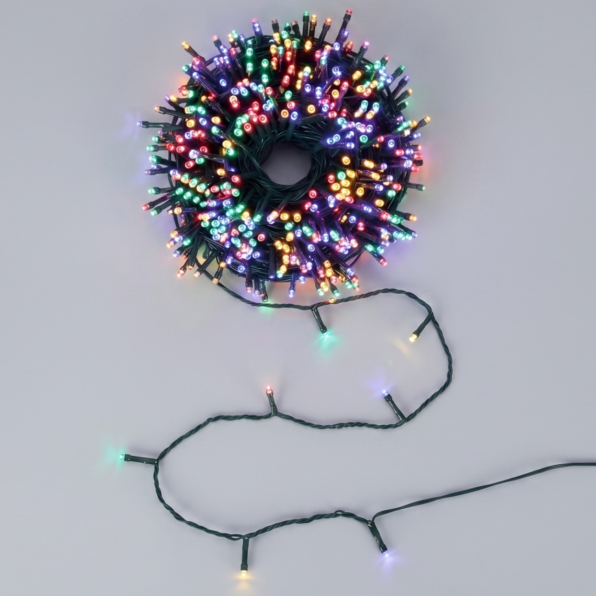 Aigostar - LED zonne-kerstverlichting 200 LEDs / 8 functies, 22 m, IP65, multicolor, 800 mAh