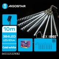 Aigostar - LED-zonne-kerstsnoer 384xLED/13m IP65 1200 mAh koud wit