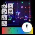 Aigostar - LED zonne kerstverlichting 120xLED/8 functies 3x0,6 m 500 mAh IP65 meerkleurig