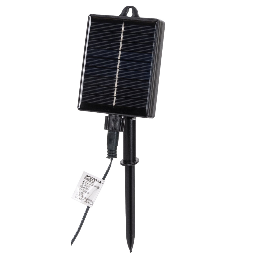 Aigostar - LED zonne-kerstsnoer 500xLED/8 functies 52m IP65 warm wit 1200 mAh