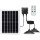 Aigostar - LED zonne-kroonluchter met sensor 2xLED/70W/12V 12000 mAh 6500K IP65 Ø 23,5 cm + afstandsbediening