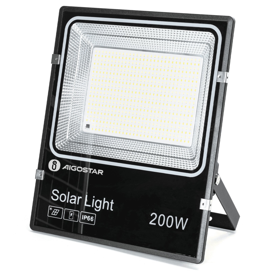 Aigostar - LED-zonneschijnwerper LED/200W/3,2V 3600mAh 3000K/4000K/6500K IP66 + afstandsbediening