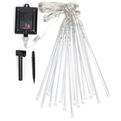 Aigostar - LED-zonnesnoer 384xLED/13m IP65 1200 mAh koud wit