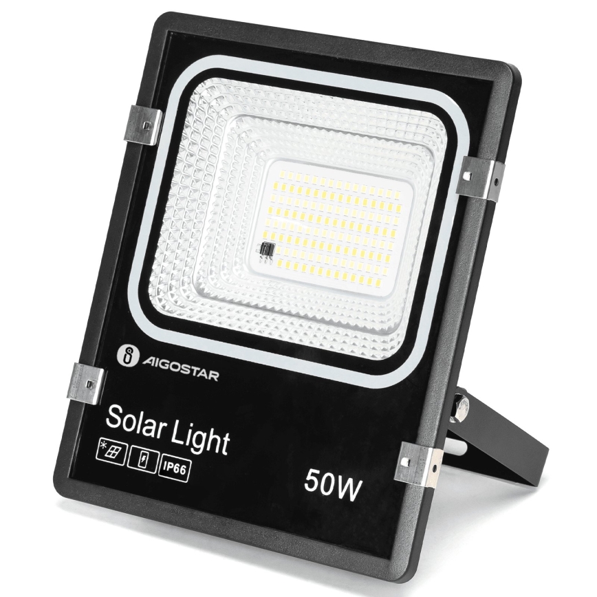 Aigostar - LED Zonne-schijnwerper LED/50W/3,2V 1200mAh 3000K/4000K/6500K IP66 + afstandsbediening