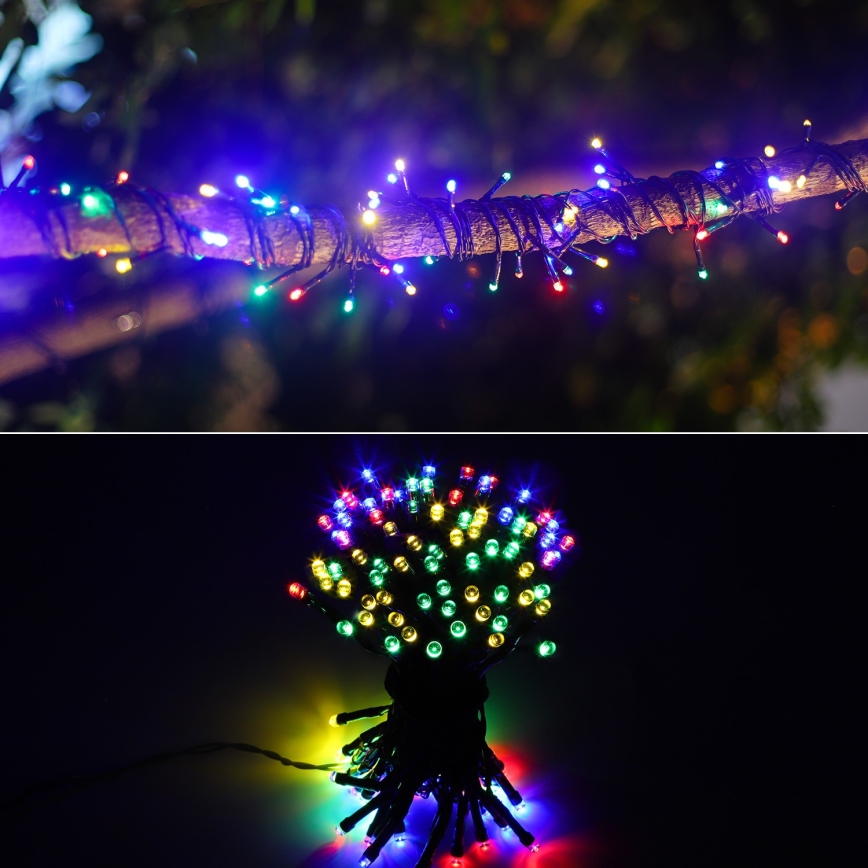 Aigostar - LED Solar kerstverlichting 100xLED/8 functies 12m IP65 multicolor