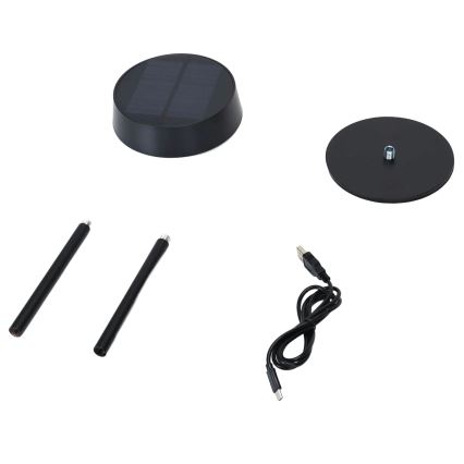 Aigostar - LED Zonnelamp LED/2,4W/5V IP44 1800 mAh