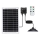 Aigostar - LED-zonnelamp met sensor LED/70W/12V 6000 mAh 6500K IP65 Ø 23,5 cm + afstandsbediening