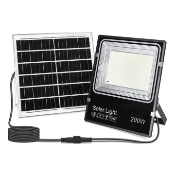 Aigostar - LED-zonneschijnwerper LED/200W/3,2V 3600mAh 3000K/4000K/6500K IP66 + afstandsbediening