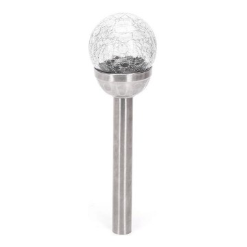 Aigostar - LED zonneverlichting LED/2V 6500K IP44 40 mAh zilverkleurig