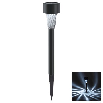 Aigostar - LED-zonneverlichting LED/2V IP44 40 mAh zwart