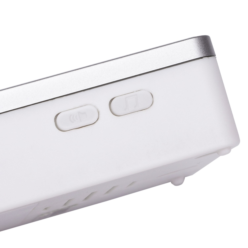 Aigostar - LOT 2x Sonnette sans fil 3xAA/12V IP44 blanc