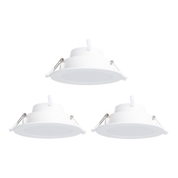 Aigostar - LOT 3 x Spot encastrable RGB à intensité variable MESH LED/6W/230V 2700K-6500K d. 11,5cm