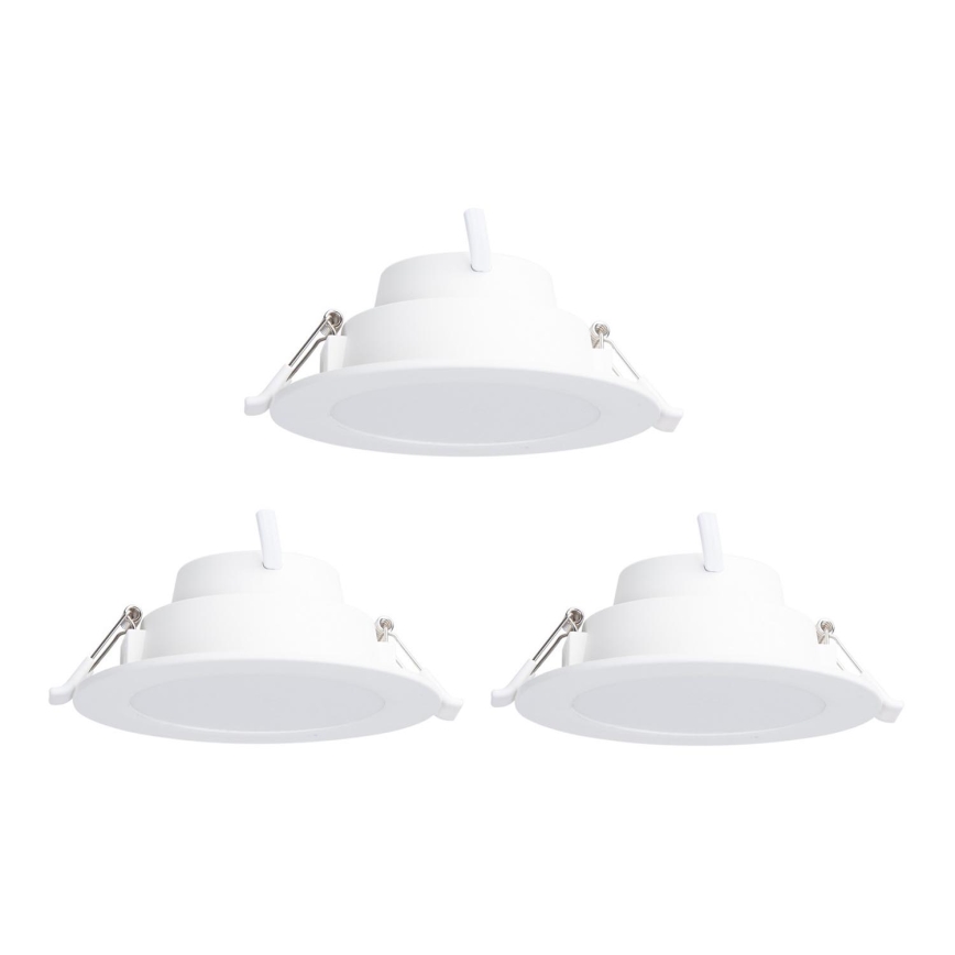 Aigostar - LOT 3 x Spot encastrable RGBW à intensité variable MESH LED/6W/230V 2700K-6500K d. 11,5cm