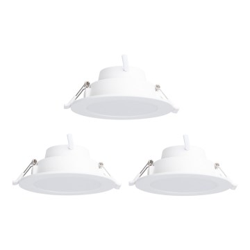 Aigostar - LOT 3x Spot encastrable à intensité variable RGB MESH LED/9W/230V 2700K-6500K d. 14,5cm