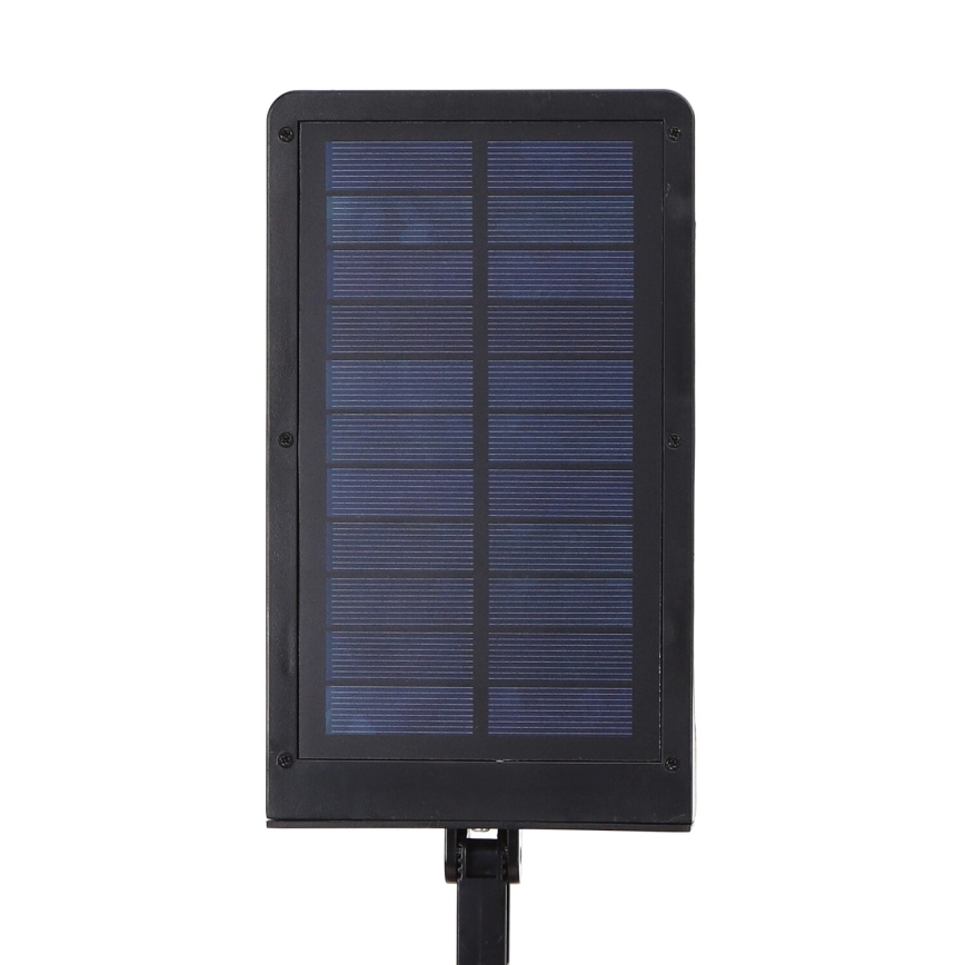 Aigostar - LOT DE 2 lampes solaires d'extérieur LED avec détecteur de mouvement LED/3W/3,7V1800 mAh IP44 3000/4000/5000K + télécommande