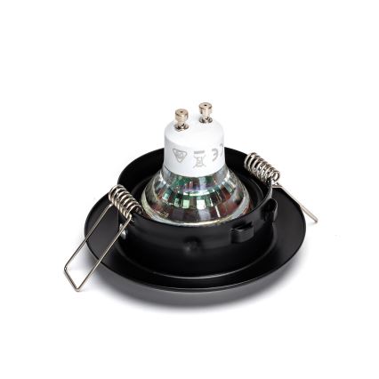 Aigostar - Lot de 3 spots encastrables LED 1x GU10/4,5W/230V 4000K noir