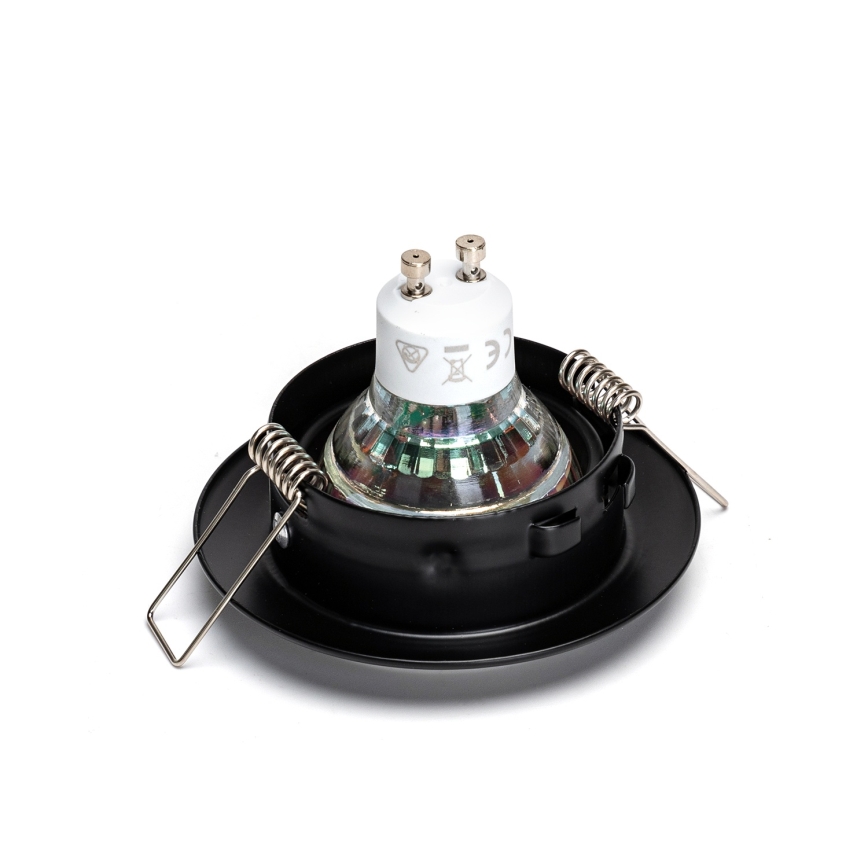 Aigostar - Lot de 3 spots encastrables LED 1x GU10/4,5W/230V 4000K noir