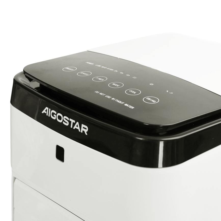 Aigostar - Luchtkoeler 60W/230V wit + afstandsbediening