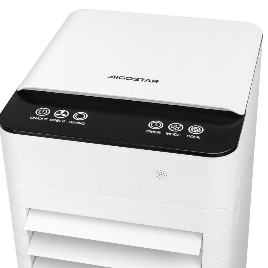 Aigostar - Luchtkoeler 80W/230V wit + afstandsbediening