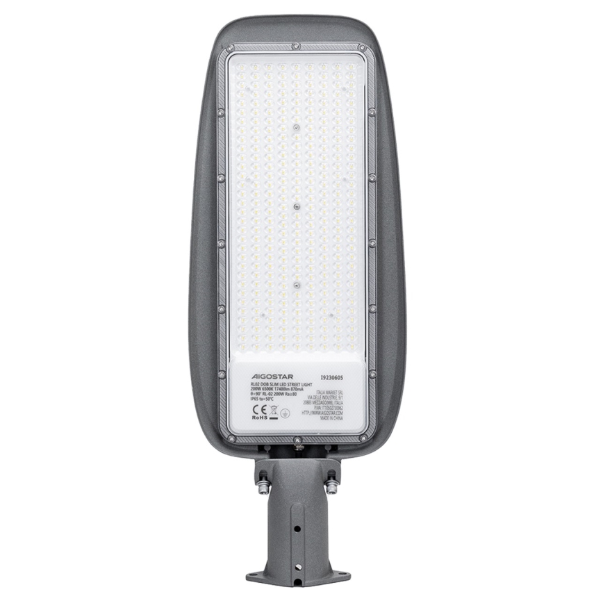 Aigostar - Luminaire de rue LED SLIM 200W/230V 6500K IP65