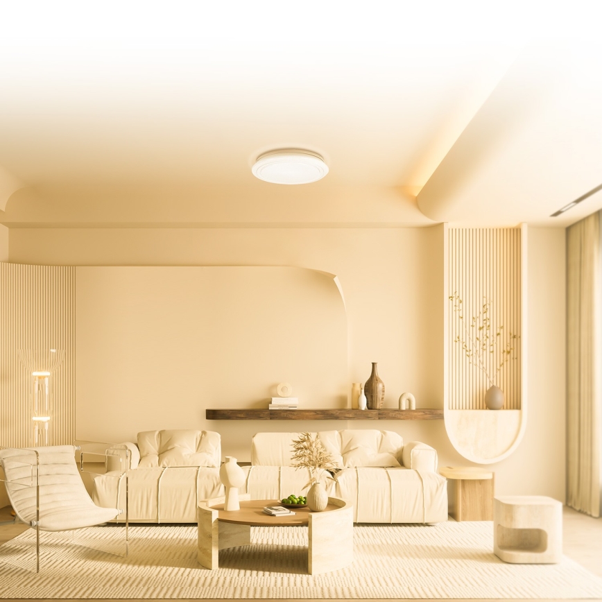 Aigostar- Luminaire RGBW à intensité variable salle de bain LED/39W/230V 50 cm Wi-Fi IP44