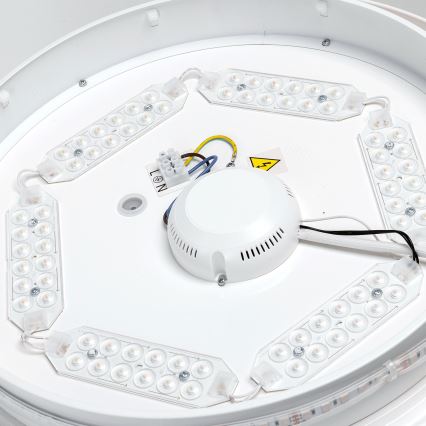 Aigostar- Luminaire RGBW à intensité variable salle de bain LED/39W/230V 50 cm Wi-Fi IP44