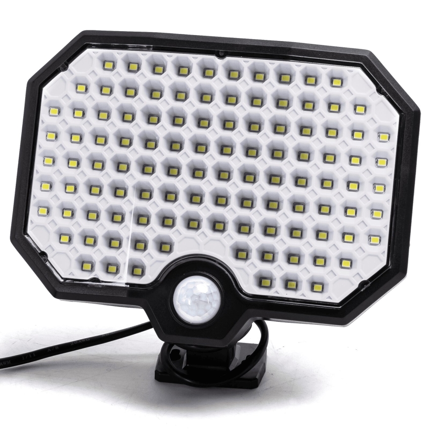 Aigostar - Luminaire solaire avec un détecteur de mouvement LED/2,4W/3,7V IP65