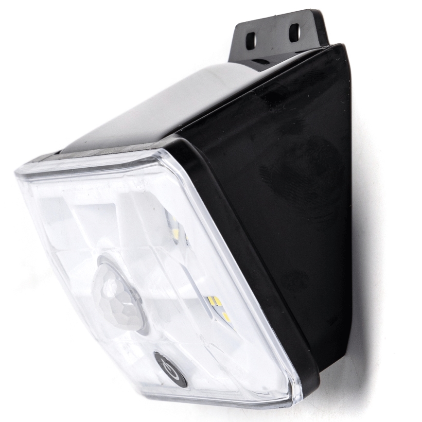 Aigostar - Luminaire solaire LED avec capteur, 3,7 V, 6500 K, 500 mAh, IP65, noir