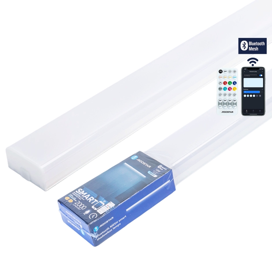 Aigostar - Luminaire tubulaire LED à intensité variable MESH LED/18W/230V 6500K