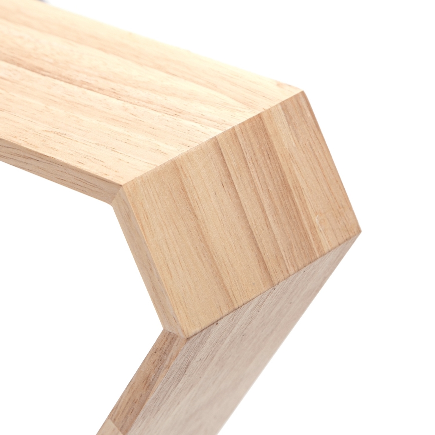 Aigostar - Lustre en bois sur câble 1xE27/60W/230V en pin