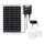 Aigostar - Lustre solaire LED 2x LED / 35 W / 12 V, 6000 mAh, 6500 K, IP65, Ø 10 cm + télécommande