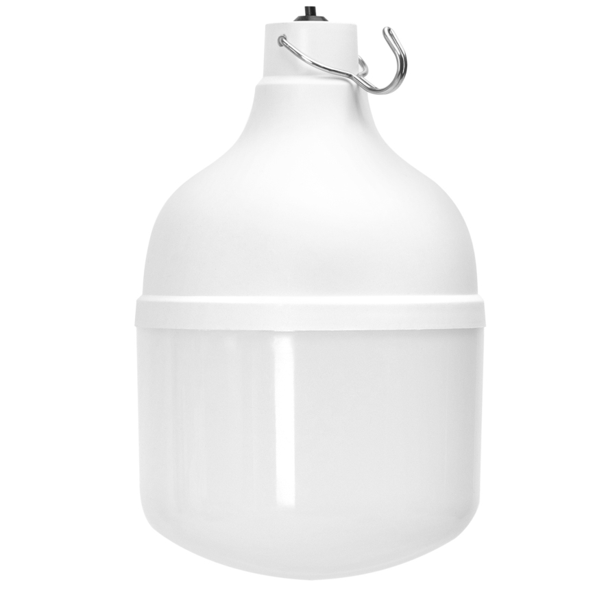 Aigostar - Lustre solaire LED avec capteur, 35W/12V, 3000 mAh, 6500K, IP65, Ø 10 cm + télécommande