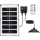 Aigostar - lustre solaire LED avec capteur, 35W/12V, batterie 3000 mAh, 6500K, Ø 15 cm + télécommande
