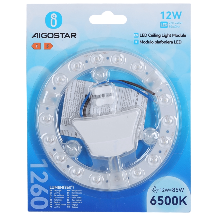 Aigostar - Magnetische LED-module LED/12W/230V 6500K